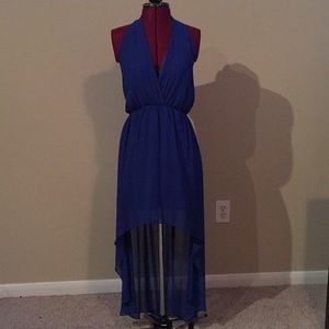 High-Low Halter Dress
